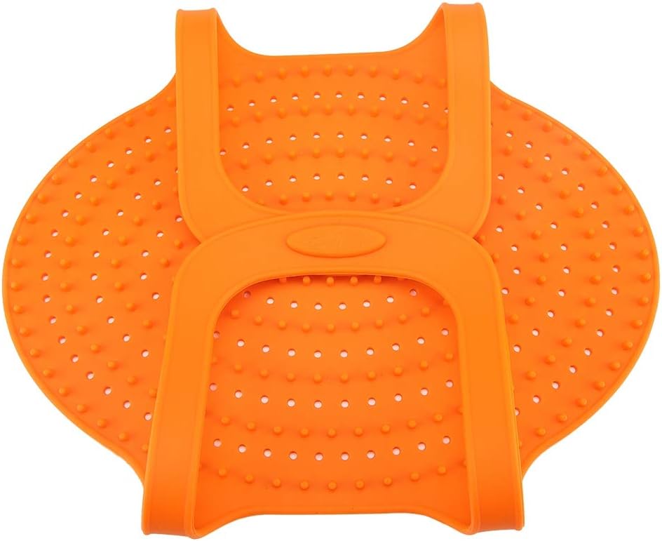 Silicone Turkey Lifter for Roasting Pan, Orange for Turkey and Chicken Barbecue