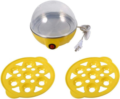 Sugoyi Egg Cooker, 220V Multi-Functional Double-Layer Electric Boiler Steamer, 2 Colors