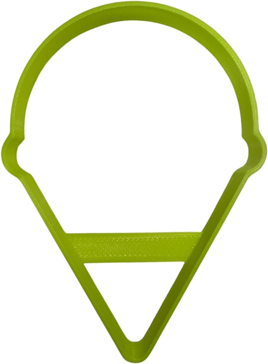 SNOW CONE OUTLINE COOKIE CUTTER for Shaved Ice Frozen Dessert Summer Treat, Made in USA PR3766