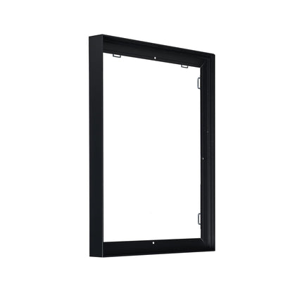 MTHomonio 16x24 Assembled Canvas Frame for 0.6"-0.9" Deep Stretched Canvas, 0.75" Depth Floating Frame, Black(1PCS,Aluminum)