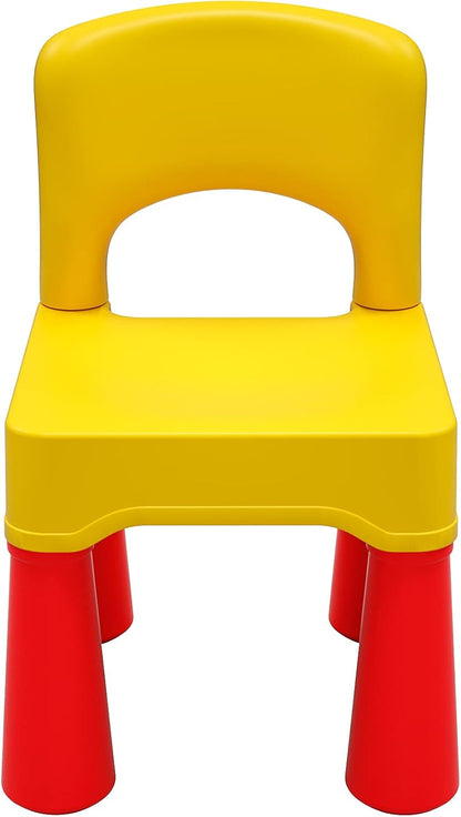 2-4 burgkidz Toddler Chair Plastic for Year Old, Kids Small Chair for Little Boys Girls, Lightweight Durable Montessori