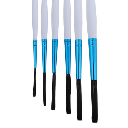 Andrew Mack Tilly Quill Series Synthetic Hair Pinstriping Paint Brushes Hanson Mack Set of 6 Sizes 0,2,4,6,8, and 10