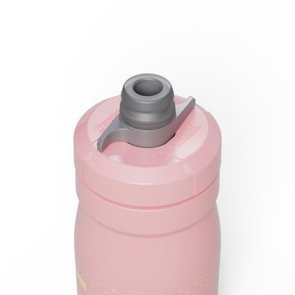 CamelBak Podium Bike Water Bottle 15oz – Lightweight Squeeze Bottle with High Flow Cap, Coral Sunset