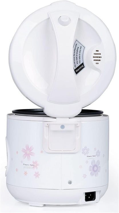 5 (TRC-04RS) TAYAMA Automatic Rice Cooker & Food Steamer Cup, White