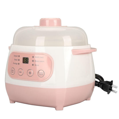 Mini Ceramic Stew Cooker With 1l Capacity And Antidry Burn Function, Electric Slow Cookers For Small Kitchen, Electric Stewing Pan Appointment Timing Sputum Stewed Automatic Boiled Porridge