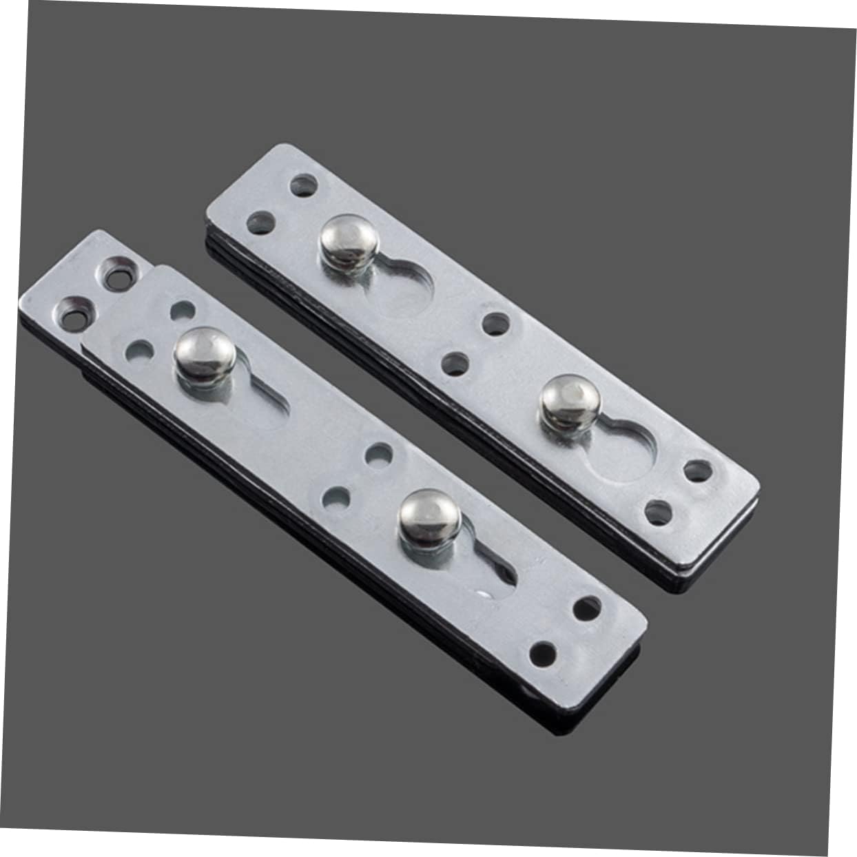 Holibanna 12 Pcs Bed Replacement Connectors, Hinge Hardware for Furniture Repair, Bed Rail Hanger Accessories