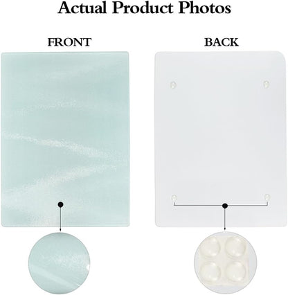 Tempered Glass Cutting Board for Kitchen Countertop, Durable Chopping Board, Scratch & Heat Resistant, Dishwasher Safe