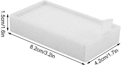 Yosooo Vacuum Cleaner Filter, Robot Replacement Parts for ILIFE v1, v5, v5s, v3, 10 Pcs