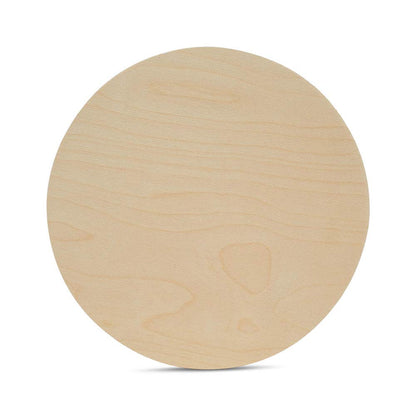 Wood Circles 15 inch, 1/4 Inch Thick, Birch Plywood Discs, Pack of 1 Unfinished Wood Circles for Crafts, Wood Rounds by Woodpeckers