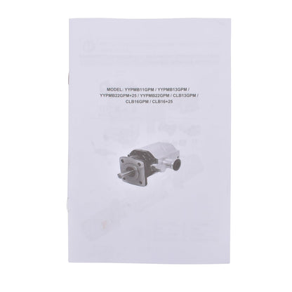 Hydraulic Wood Log Splitter Pump Kit - 22 GPM, 2 Stage 4000 PSI Aluminum Gear Pump with 3600 RPM, Includes Hydraulic Directional Control Valve, Coupling, Installation Base, and 3/4" NPT Outlet
