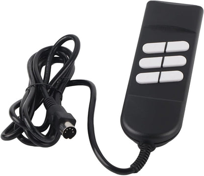 Ymiko 5 Pin Wired Bed Remote Control Replacement for Celebrity Chair, Invacare Okin Power Recliner Handsets