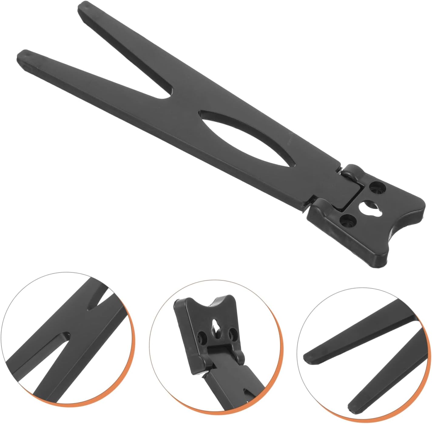 ADOCARN 10pcs Photo Frame Stand, Easel Back Support for Desktop Display, Plastic Crystal Kickstand