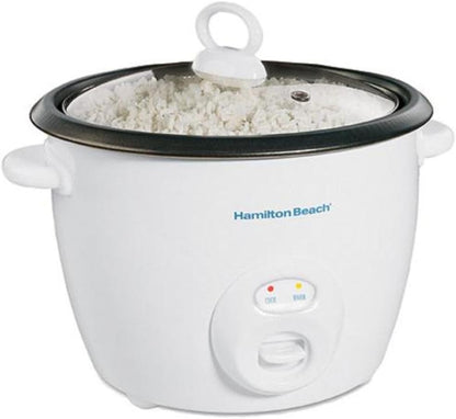 Hamilton Beach Rice Cooker & Food Steamer, 20 Cups Cooked (10 Uncooked), White (37532N)