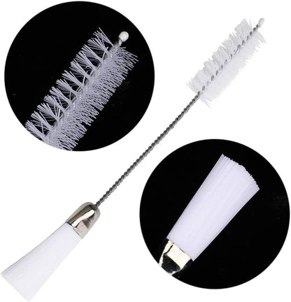 10pcs Nylon Tube Brushes Set, Double Ended Cleaning Brush for Sewing Machine, Dust Removal Tool for Home, Automobile,