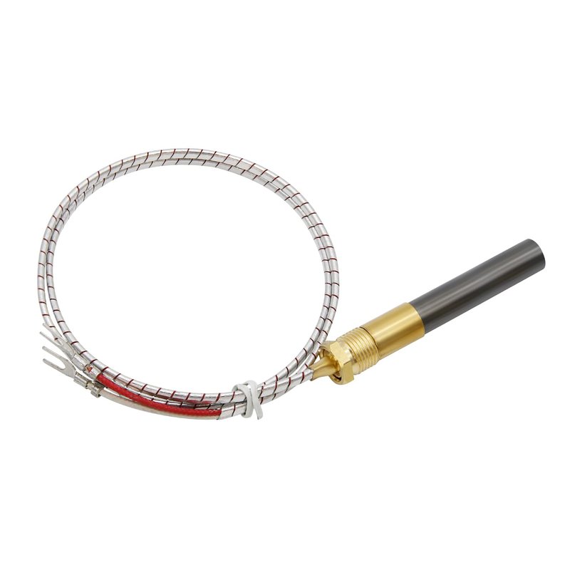 Poagavgs 24" Thermopile Generates Q313A 750 Millivolt Thermopile Assemblies Replacement for Gas Fryer Fireplace Gas Water Heater
