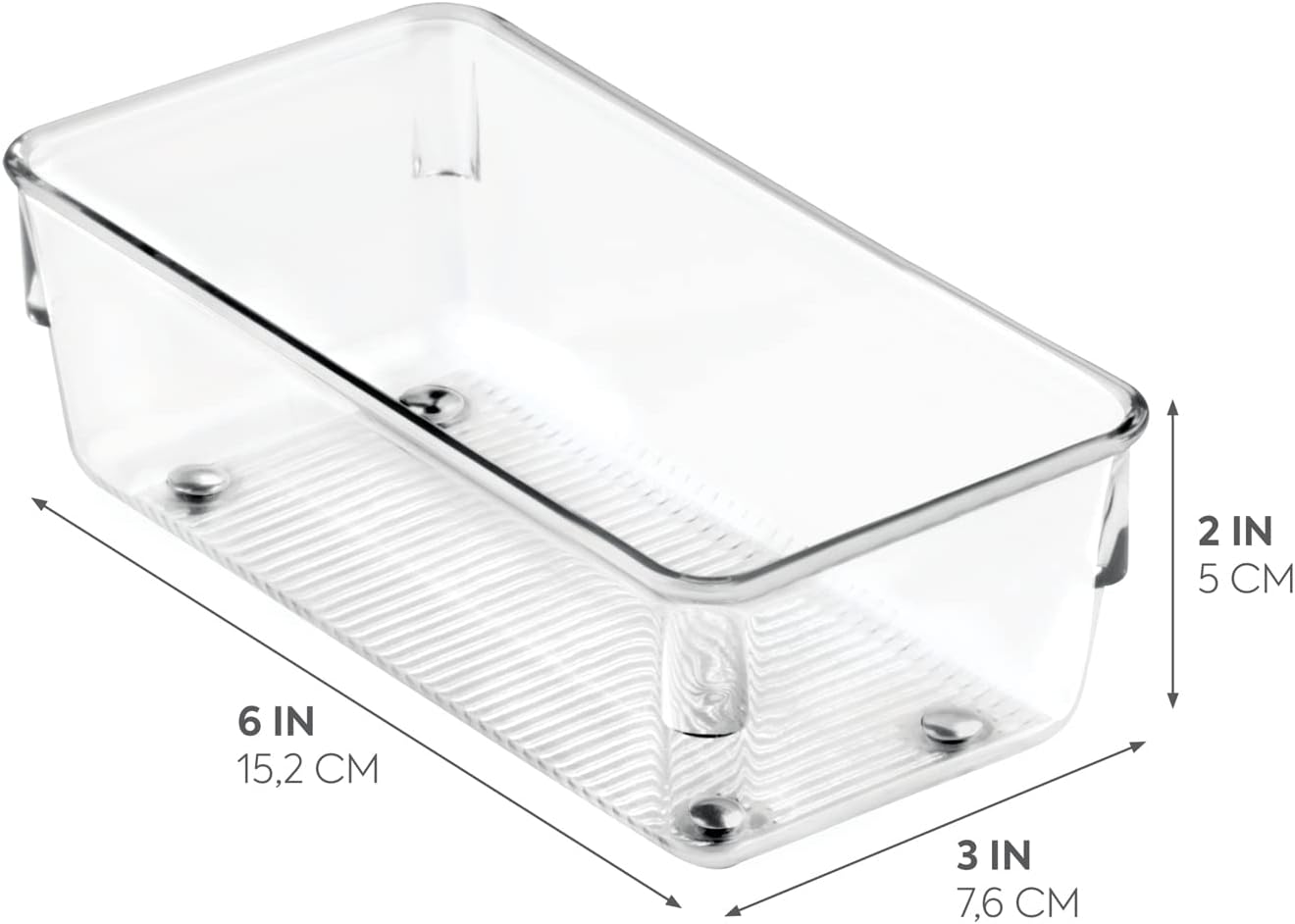 Linus Drawer Organizer, 3.2" x 6.4" x 2"
