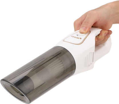 Handheld Vacuum, Cordless Car Hand Vacuum Cleaner, 120W 10000PA Mini USB Rechargeable Wireless with 3 Accessories