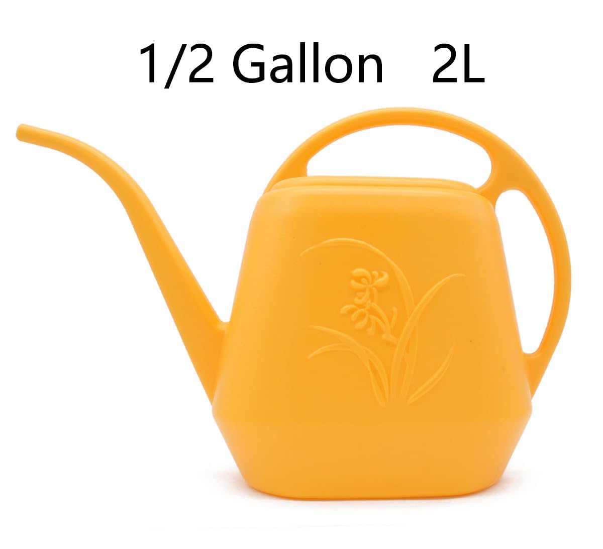 VKPLITE Plant Watering Can - 1/2 Gallon - Orange