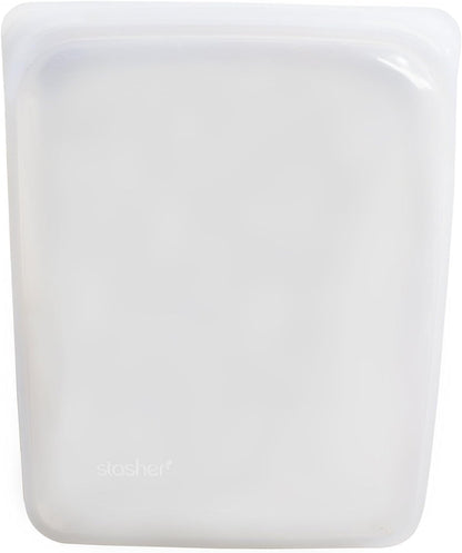 Stasher Stsb03 Silicone Bag, Large/Half Gallon, Transparent