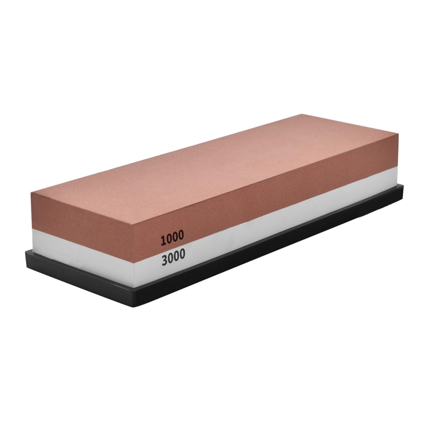 Klaus Meyer Premium Whetstone Knife Sharpening Stone 2 Side Grit 1000/3000 Waterstone- Whetstone Knife Sharpener- NonSlip Silicone Base