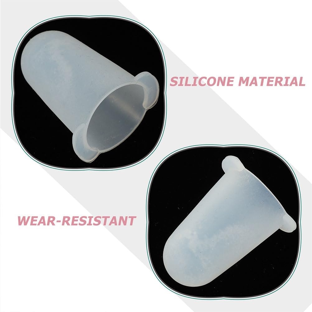 LIFKOME 8pcs Cake Frosting Tip Covers, Silicone Piping Tip Sleeves, Protective Cap Bakeware Set