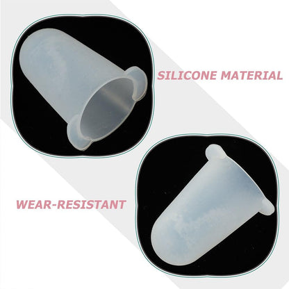 LIFKOME 8pcs Cake Frosting Tip Covers, Silicone Piping Tip Sleeves, Protective Cap Bakeware Set