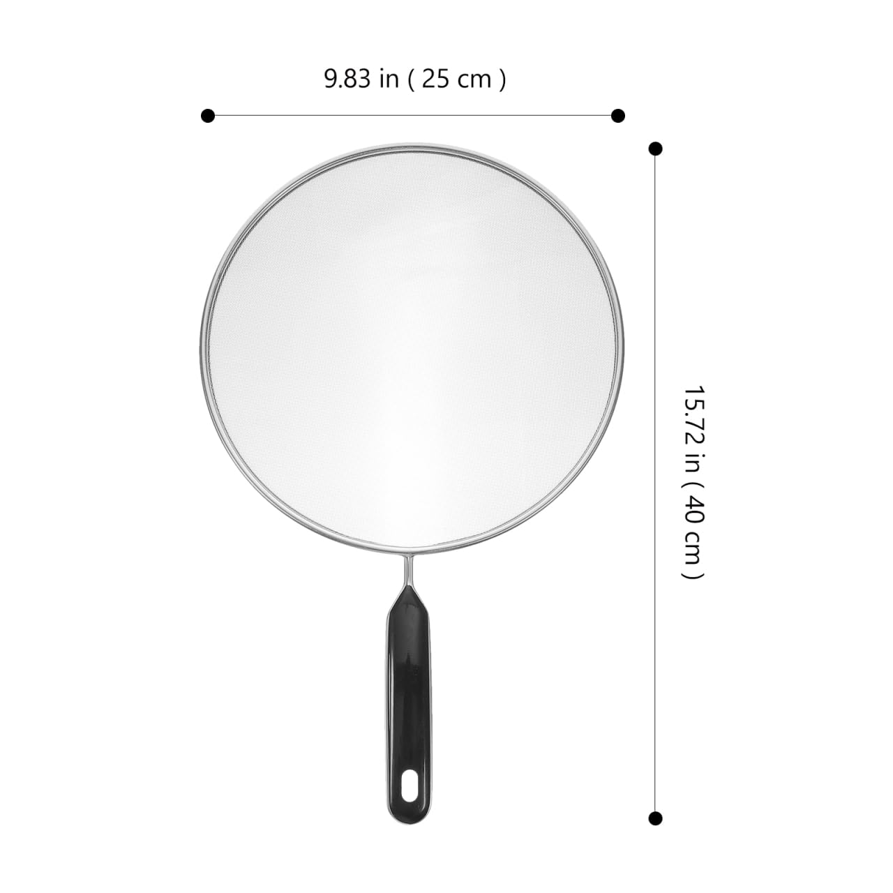 Unomor Oilproof Mesh Lid 15.75 Inch Splatter Screen for Frying Pan Grease Splash Guard Heat Resistant Pan Cover Kitchen Cooking Tool