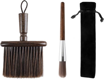 Coffee Grinder Brush with Lanyard, Espresso Maker Cleaner Tool for Barista, Wood Handle, ZC1201-CFM01