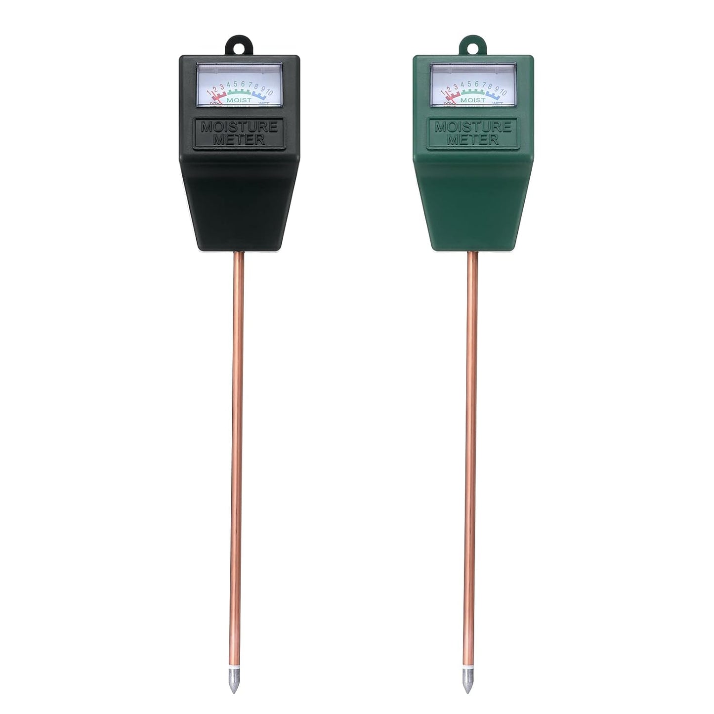 Skiennix Soil Moisture Meter - Accurate Plant Water Tester for Indoor & Outdoor Use | No Battery Required (Black & Green)
