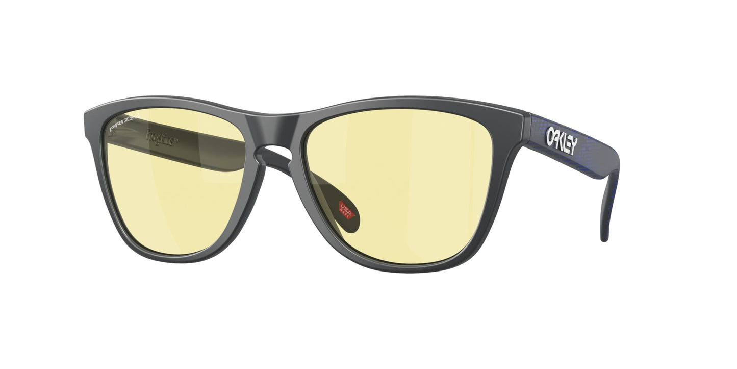Oakley OO9013 Frogskins Square Sunglasses, Matte Carbon/Prizm Gaming, 55 mm