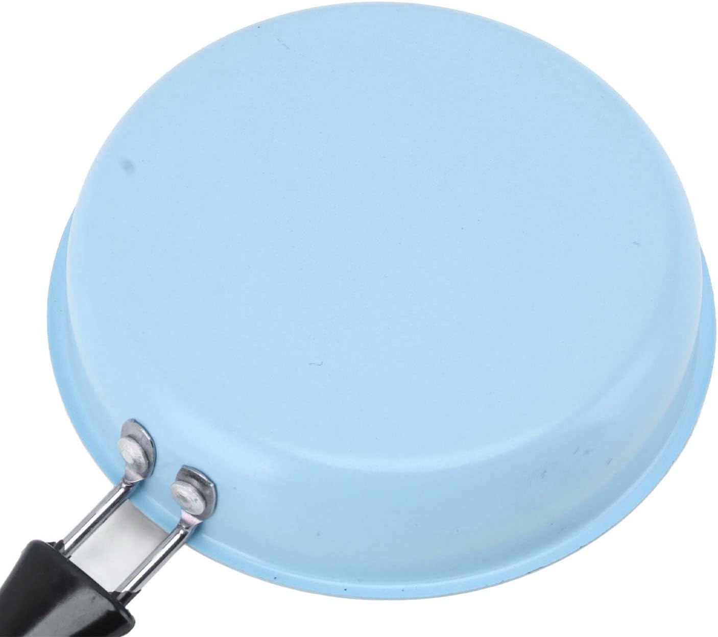 Mini Frying Pan, 5" Nonstick Stainless Steel Skillet, Blue, for Eggs and Pancakes