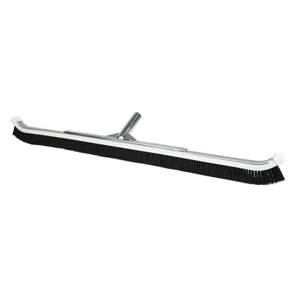 Poolmaster 36-Inch Commercial Pool Brush - Heavy-Duty Aluminum Back & Curved Nylon Bristles