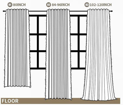 84 Inches 2 52X84 Pink Boho Linen Curtains for Girls Bedroom Nursery Room Long Panels Bohemian Drapes with Tassels Kids