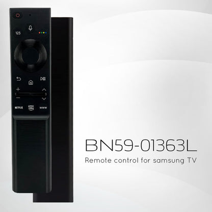 Ceybo Original Solar Voice Remote Control Replacement with YouTube Netflix Shortcut for Samsung Smart TVs, Compatible with Neo QLED 8K, QLED (BN59-01480A)