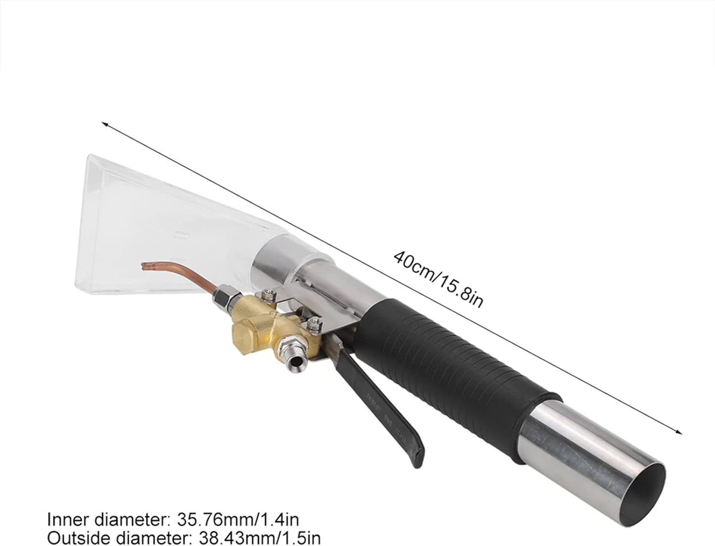 Extractor Vacuum Car Detailing Wand - Lightweight Hand Tool for Removing Dust and Water from Upholstery