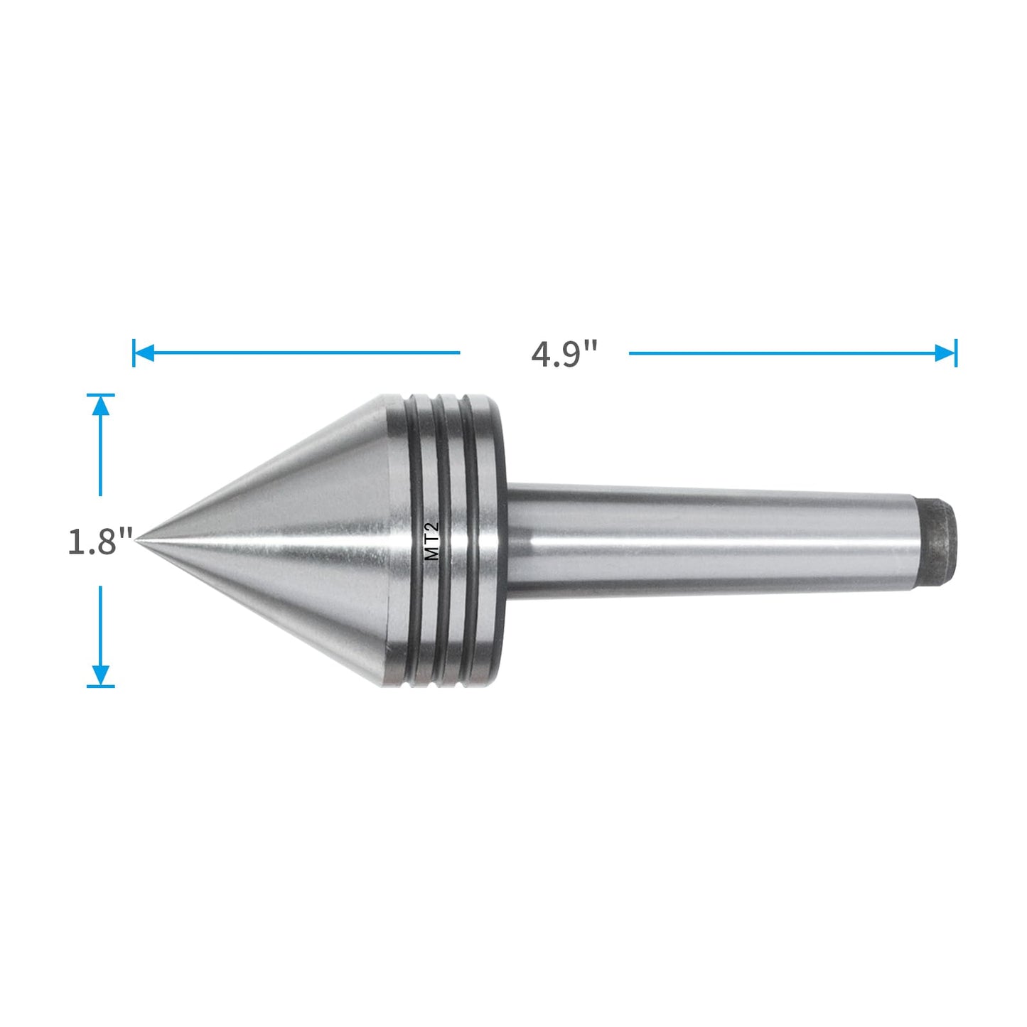 DEEFIINE MT2 Heavy Duty Live Tailstock Center for wood lathe