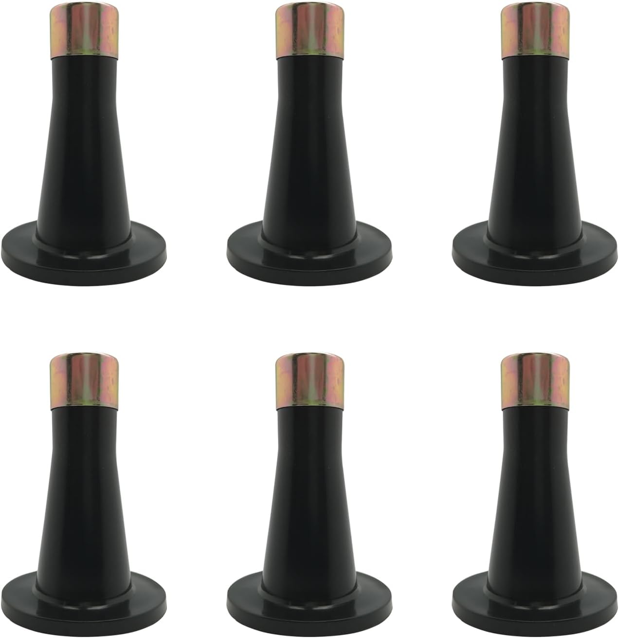 Kings Brand Furniture - Plastic Bed Frame Glide Legs | Set of 6 Replacement Feet for Bed Frame Wheels