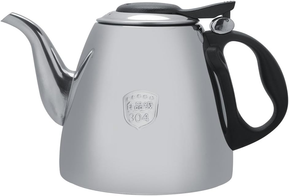 Tea Kettle, Stainless Steel Stove-top Teapot - Heat Resistant Handle for Boiling Water, Tea, Coffee (1.5L)