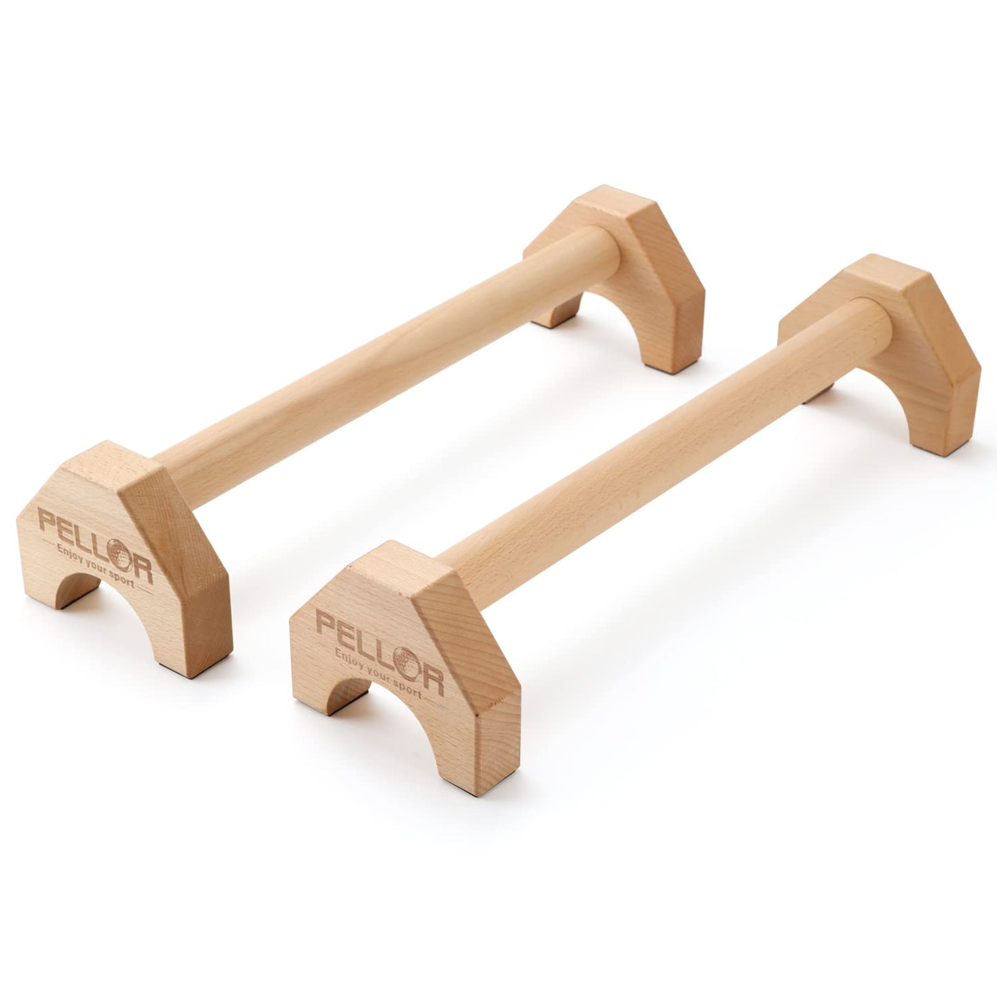 PELLOR Push Up Board, Pushup Stands with Sports Wristbands Wood Parallette Push Up Bar Portable Fitness Gym Gear Equipment with Anti-Slid Mat Workout Push Up Stand Exercise Women Men