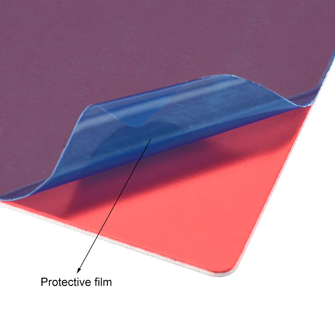 uxcell Blank Metal Card 80x40x1mm Anodized Aluminum Plate for DIY Laser Printing Engraving Red 15 Pcs