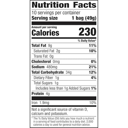 Gardetto's Original Recipe Snack Mix, Single Serve Bags Multipack, 10 Ct, 17.5 oz