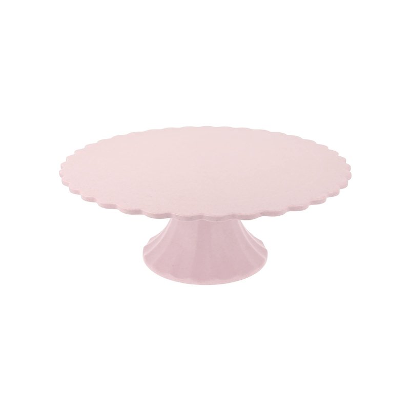 Meri Meri Medium Pink Reusable Bamboo Cake Stand (Pack of 1)