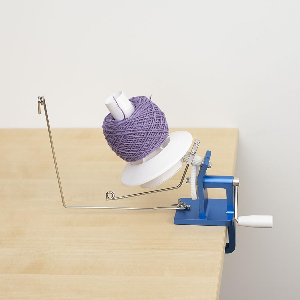 Knit Picks Professional Metal Aluminum Yarn Ball Winder for Knitting and Crocheting