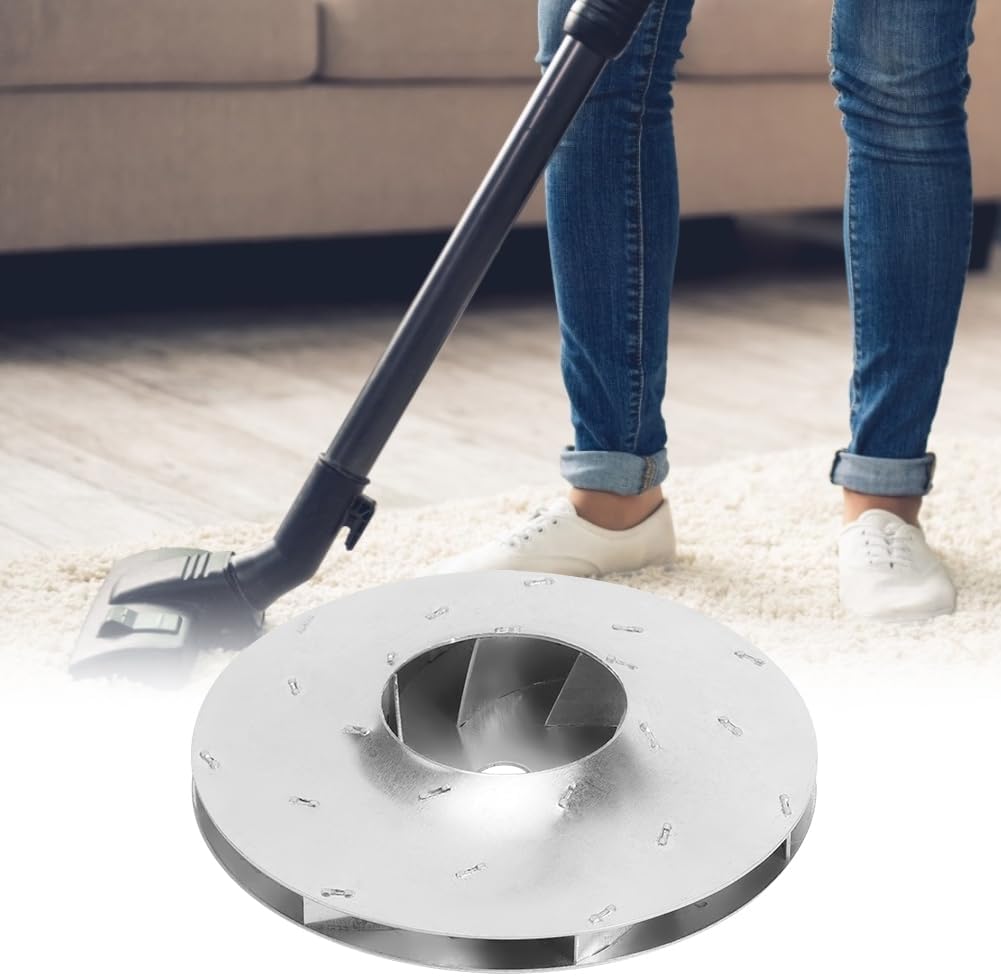 Household Aluminum Vacuum Cleaner Motor Rotating Fan Blade Replacement Accessory for Bagged Canister Vacuum