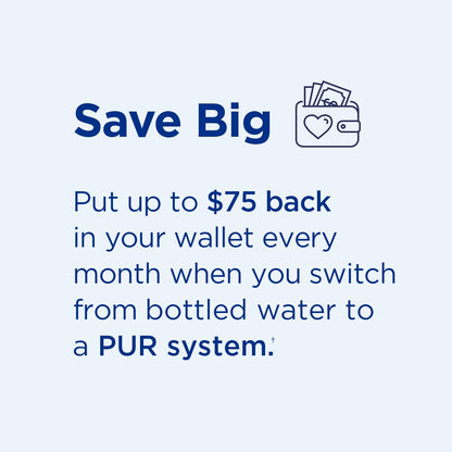 PUR 7-Cup Water Filter Pitcher with 1 Genuine PUR Filter, 3-in-1 Powerful Filtration, BPA Free, Dishwasher Safe, Smoke, PPT710BA