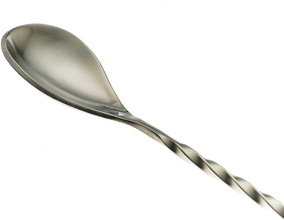 Barfly Teardrop Bar Spoon, 19 5/8" (50 cm) Stainless Steel End