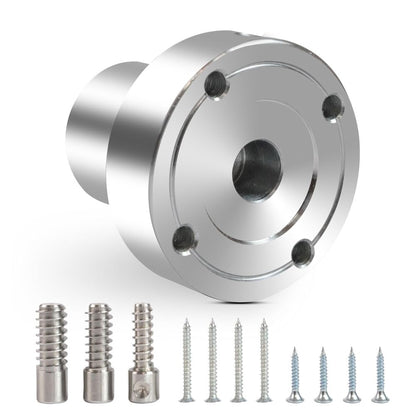 Phukmlong 2" Wood Lathe Steel Faceplate Chucks with ScrewChuck, 1"-8TPI Thread Woodworking Accessories Tools…