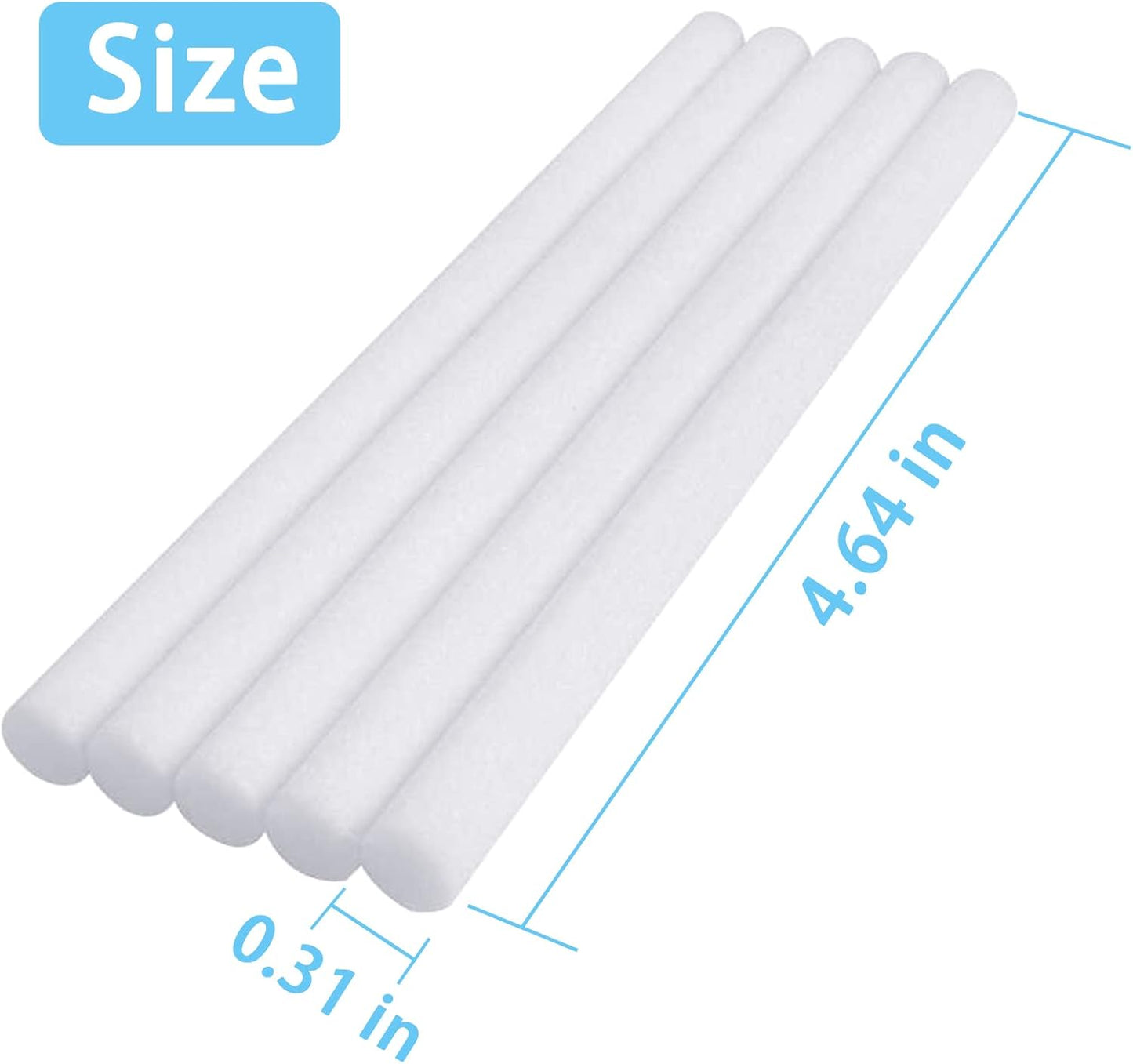 24PCS Humidifier Filters Sticks, 4.64'' Replacements for INVODA Mini Cool Mist Humidifiers (24 PCS)
