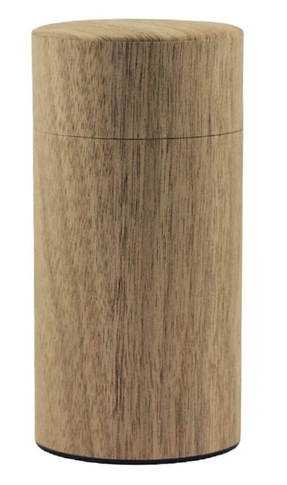 KOTODO Natural Wood Tea Tin Canister : Walnut/Long 7oz (200g), Japan