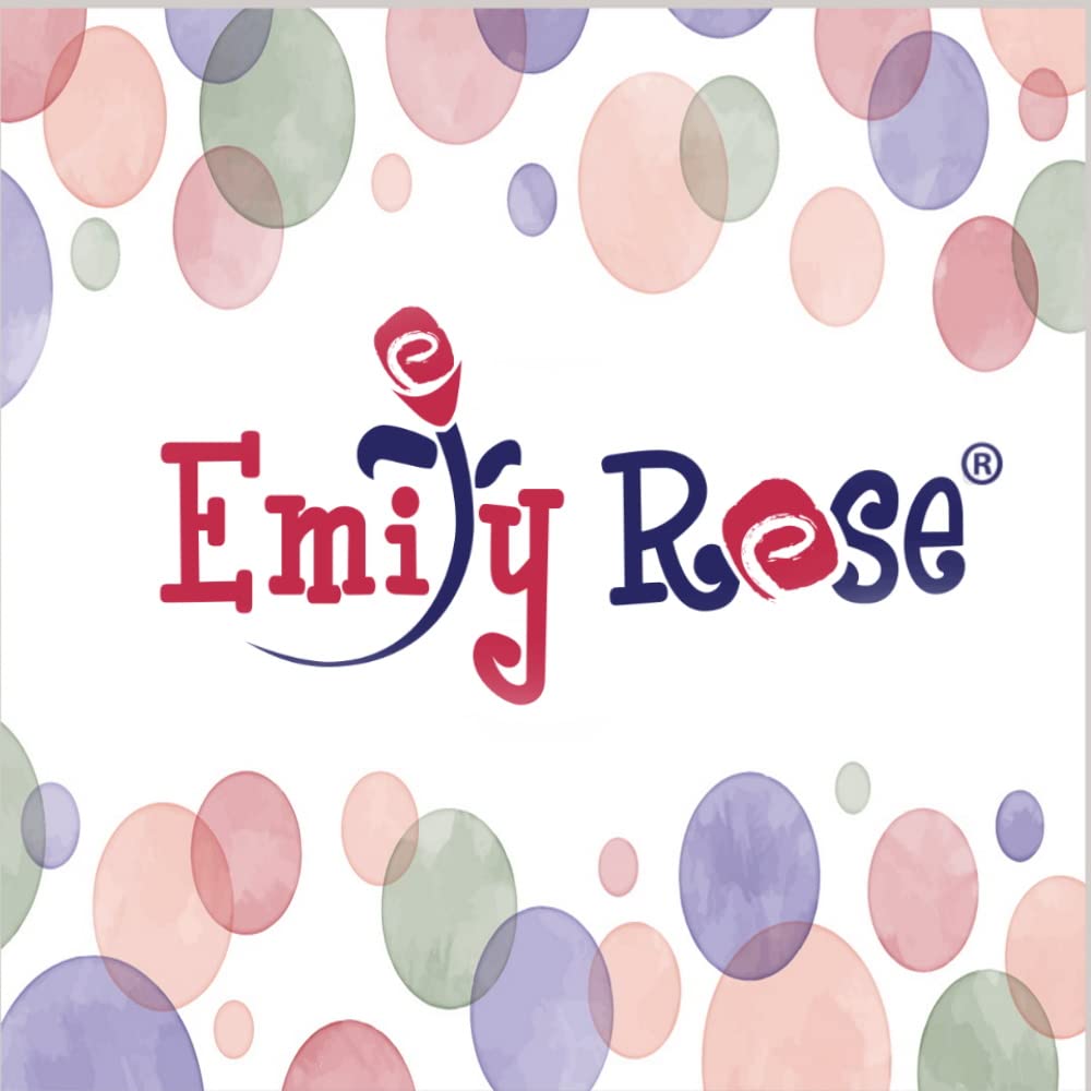 Emily Rose 5-Pack White 18 Inch Doll T-Shirts - 80/20 Cotton/Poly | Doll Clothes Wardrobe Basics – Fits American Girl & Our Generation Dolls – for DIY Crafts, Tie Dye Sublimation & More